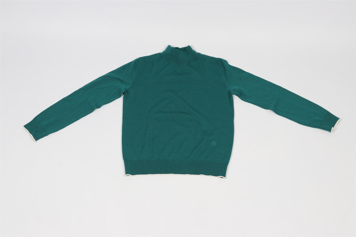 LORA PIANA GREEN KIDS BOYS COTTON SHIRT 6 YEARS