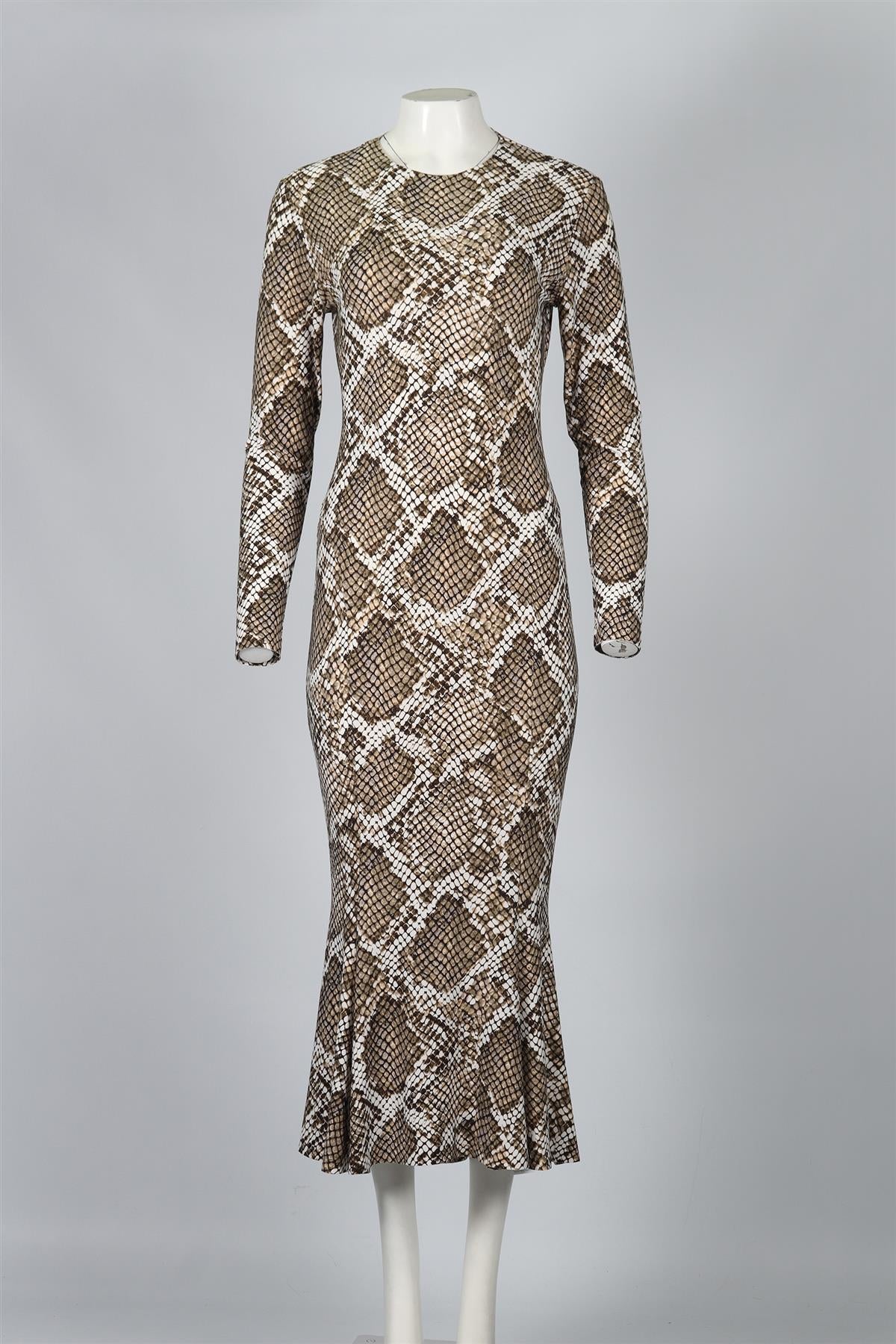 NORMA KAMALI JERSEY MAXI DRESS MEDIUM