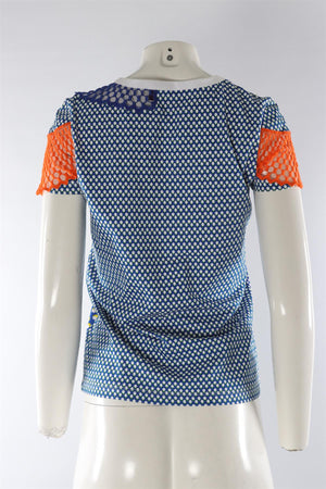 STELLA MCCARTNEY MULTI KNIT TOP IT 36 UK 4