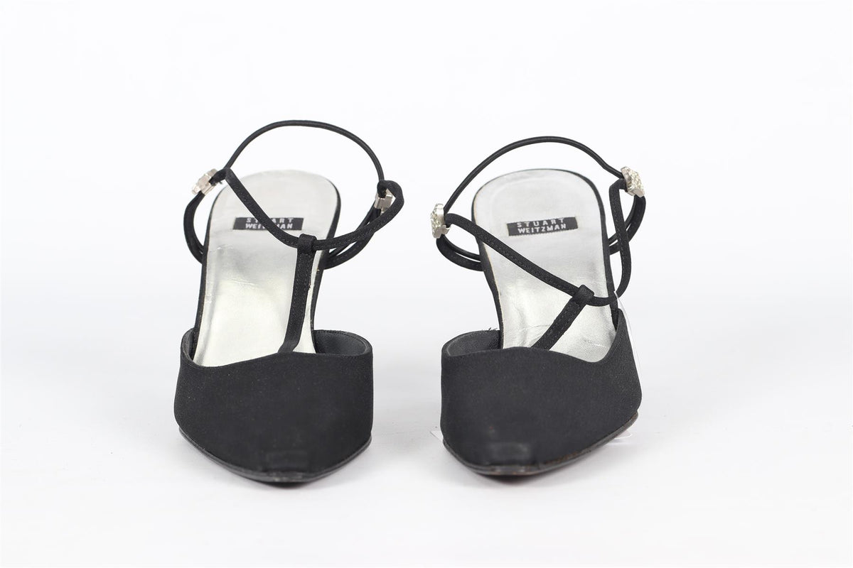 STUART WEITZMAN VINTAGE GROSGRAIN PUMPS EU 36.5 UK 3.5 US 6.5