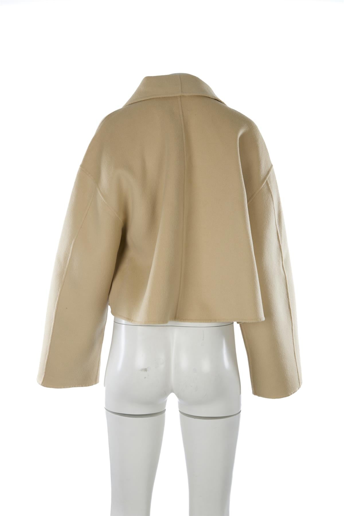 TOTEME BEIGE WOOL JACKET MEDIUM
