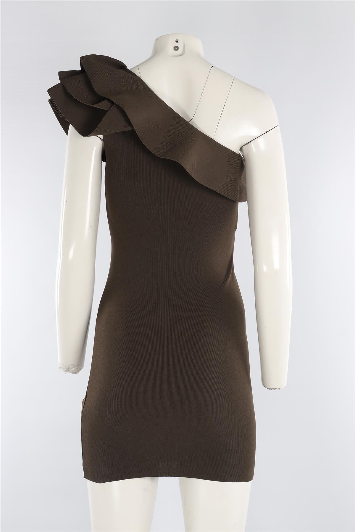 VALENTINO GREEN KNIT MINI DRESS XSMALL