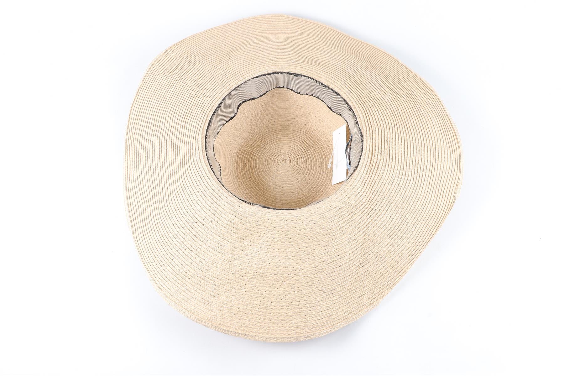 PRADA BEIGE STRAW HAT SMALL