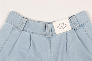 SEE BY CHLOÉ BLUE DENIM SHORTS FR 34 UK 6