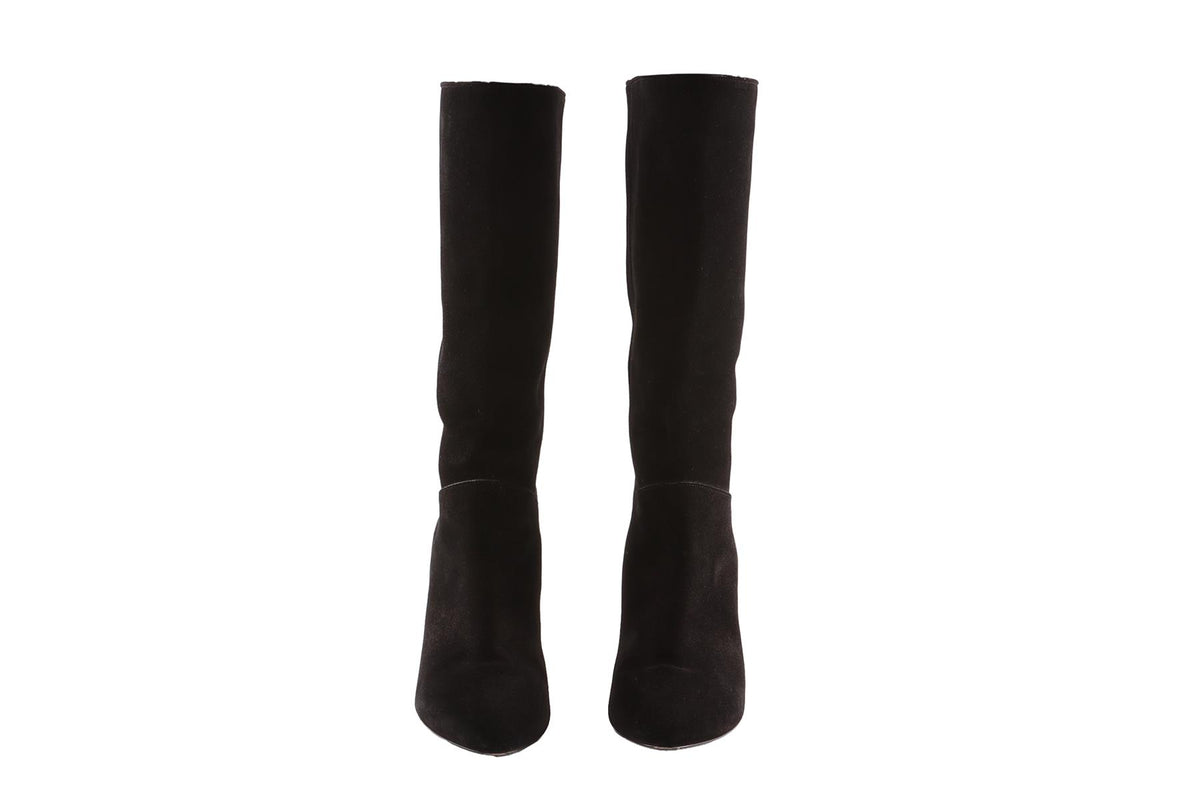 BLACK SUEDE BOOTS