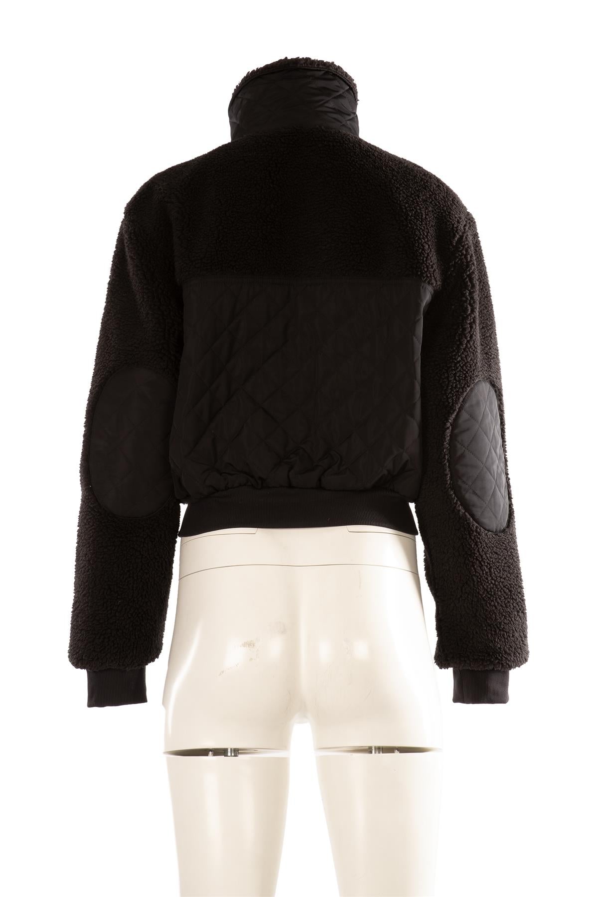 ALO YOGA BLACK FLEECE JACKET SMALL