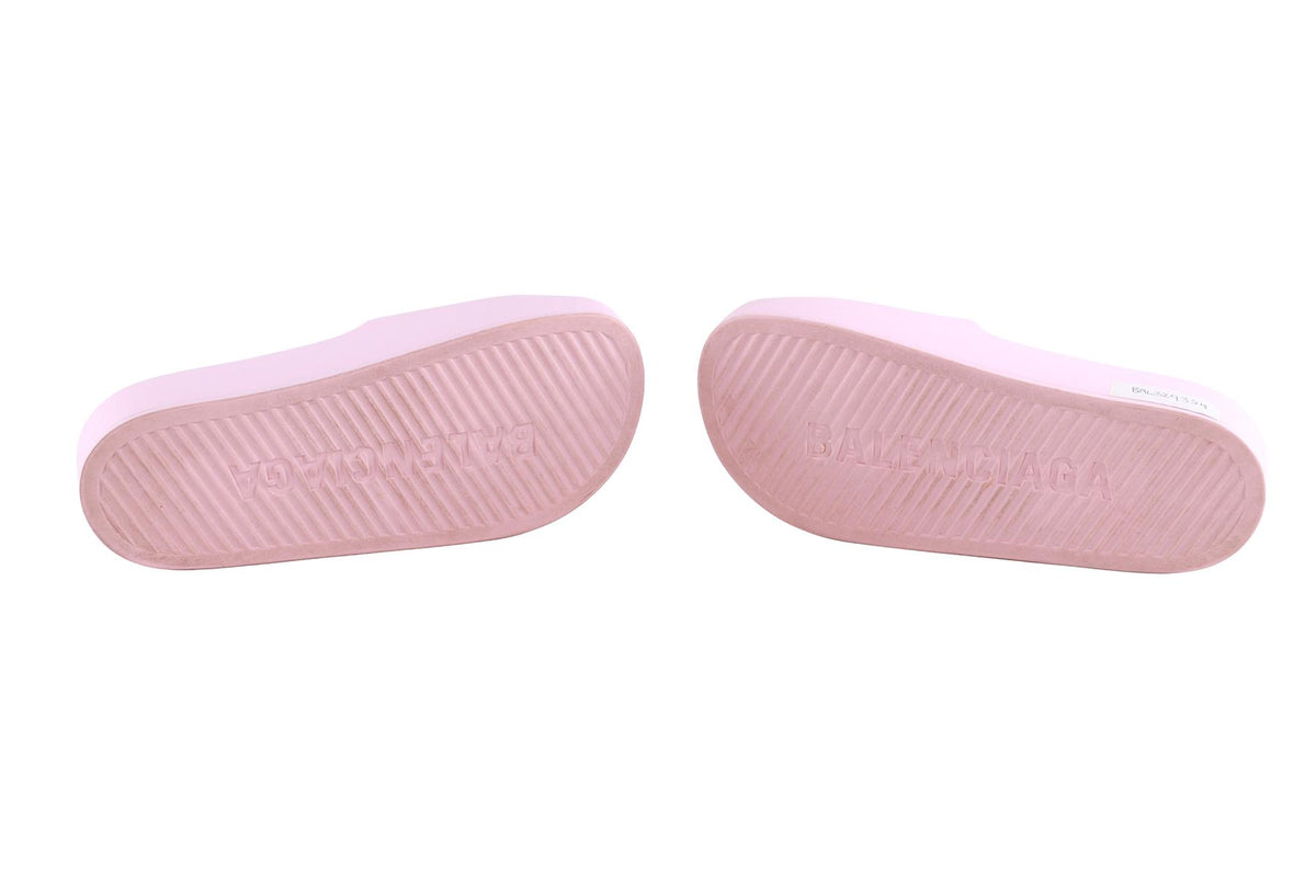 BALENCIAGA PINK FOAM PLATFORM SANDALS EU 40 UK 7 US 10