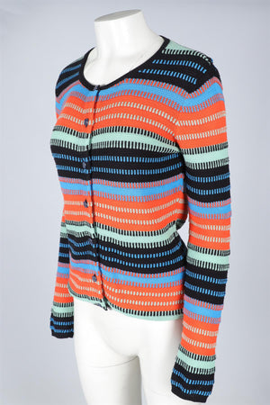MANOUSH MULTI COTTON CARDIGAN LARGE
