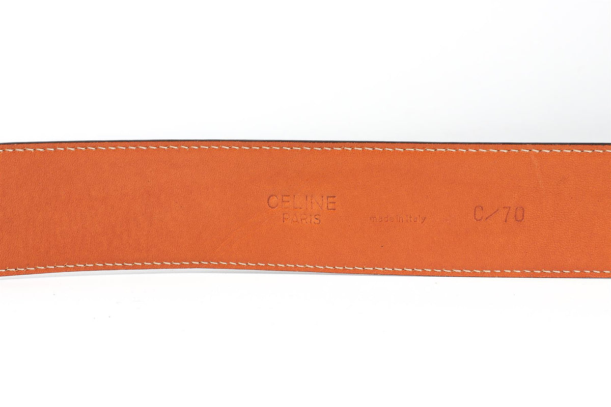 CELINE BROWN LEATHER BELT
