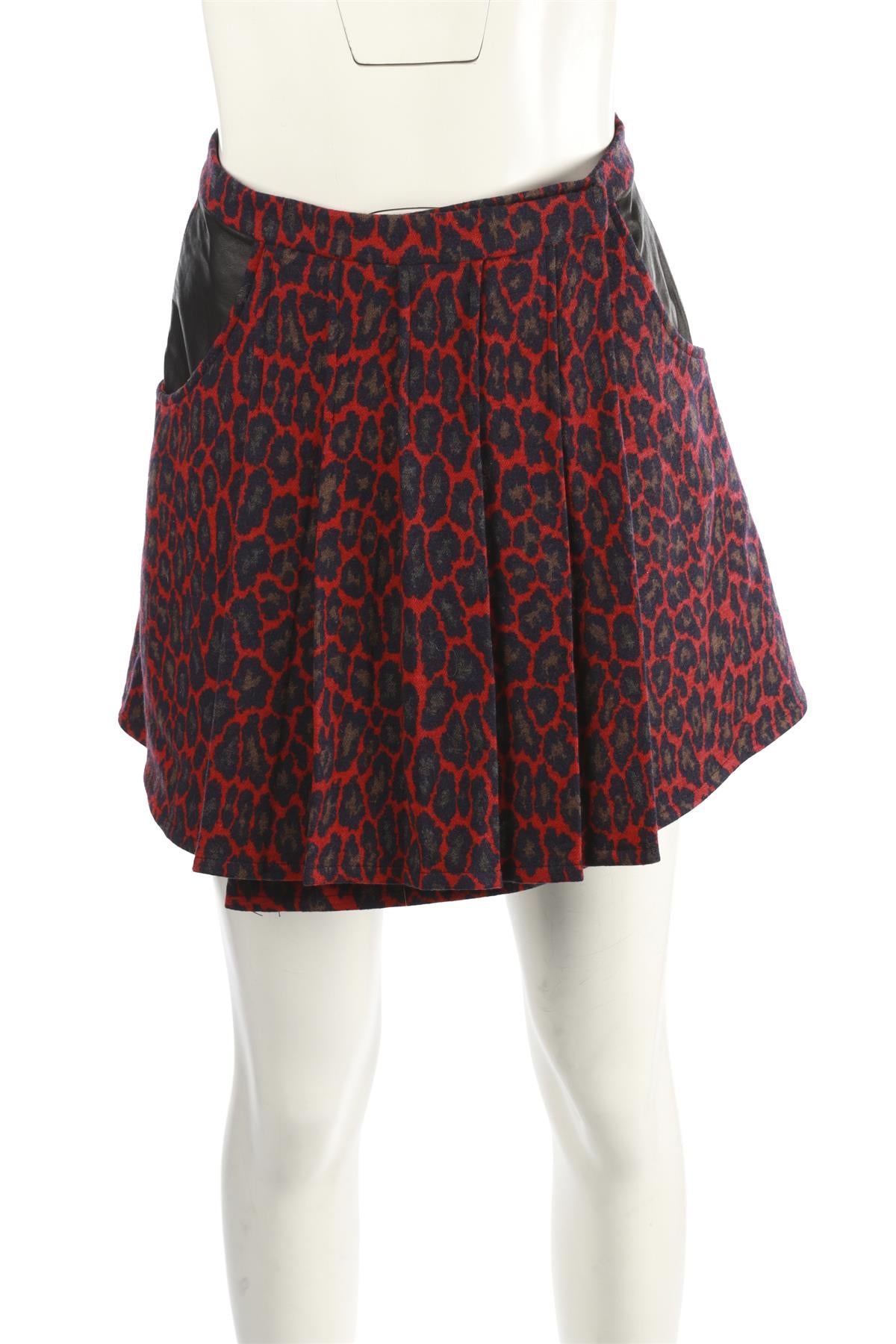 CHRISTOPHER KANE MULTI WOOL MINI SKIRT UK 8