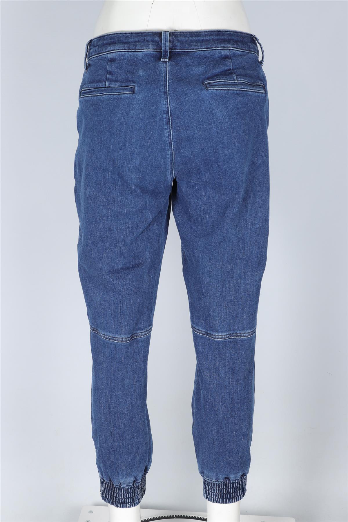 J BRAND BLUE DENIM TAPERED PANTS W29 UK 10-12