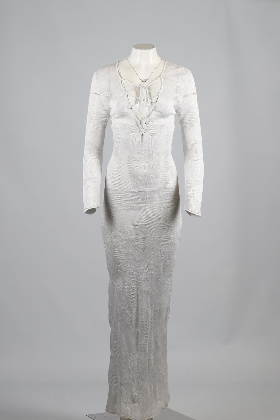 MELISSA ODABASH KNIT MAXI DRESS SMALL