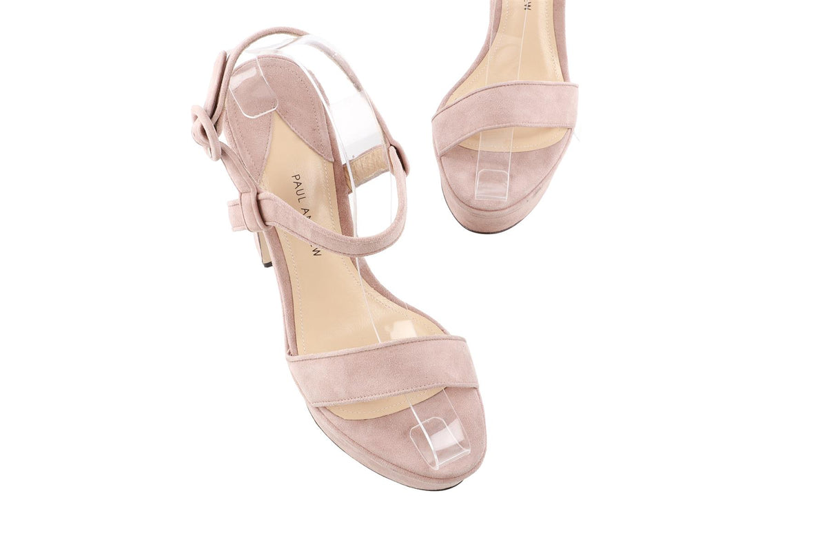 PAUL ANDREW BEIGE SUEDE PUMPS EU 38.5 UK 5.5 US 8.5