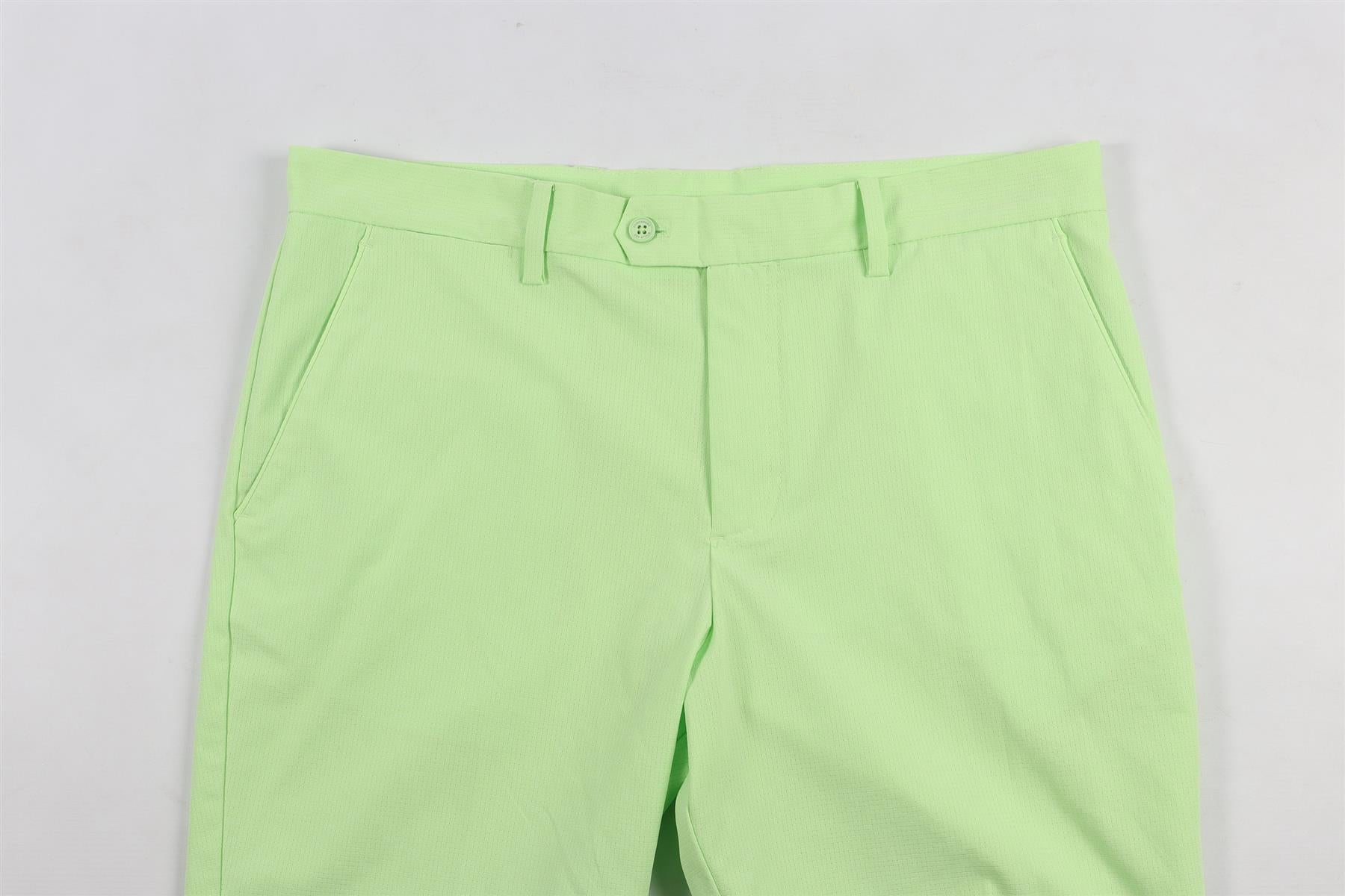 J LINDEBERG GREEN MEN'S JERSEY SHORTS UK 34