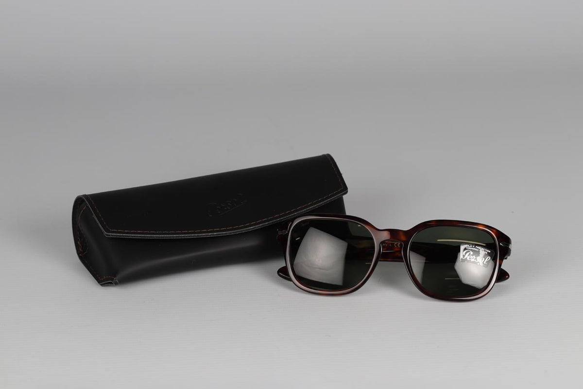 PERSOL SQUARE FRAME ACETATE SUNGLASSES