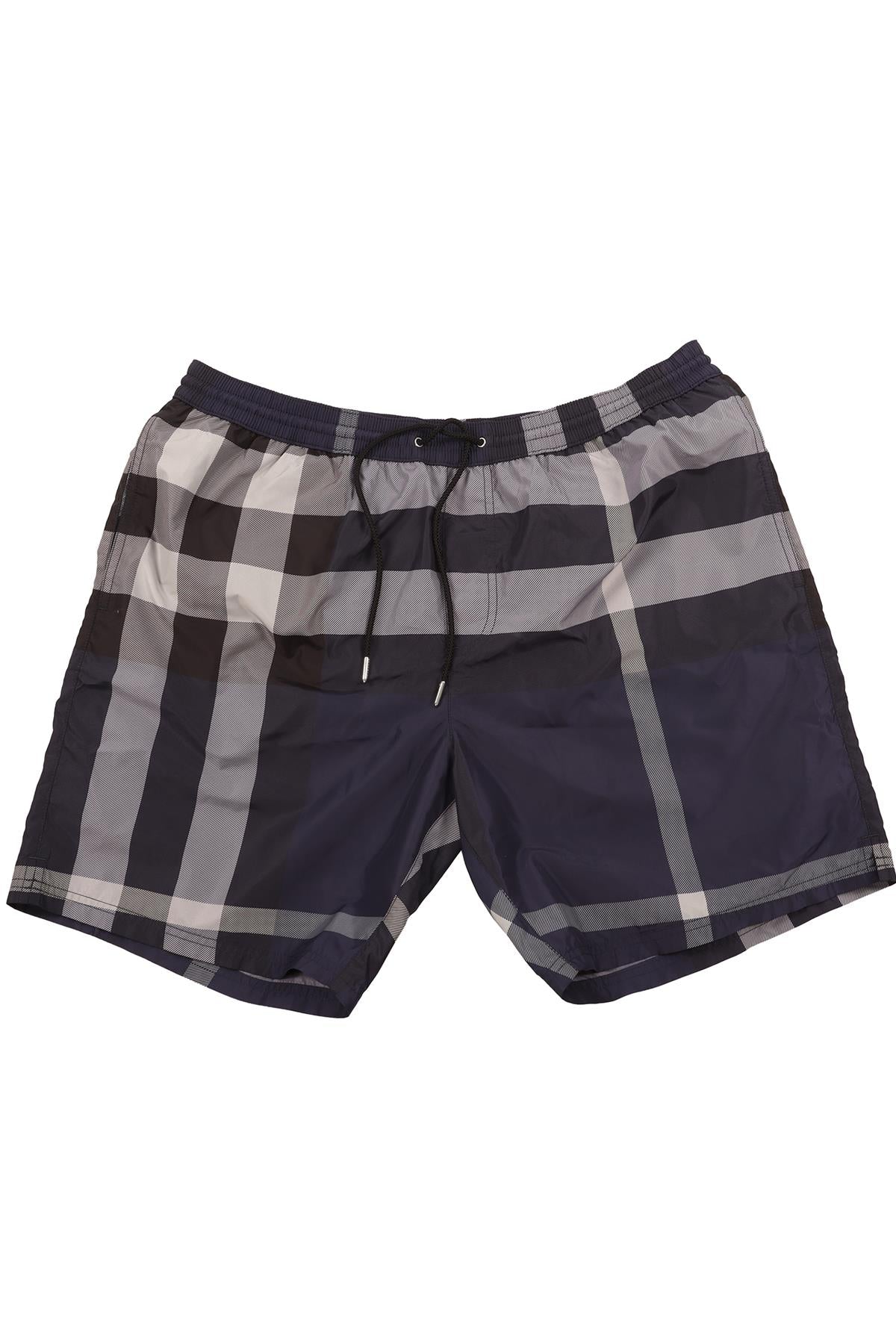 BURBERRY NAVY MEN'S SWIM SHORTS XLARGE