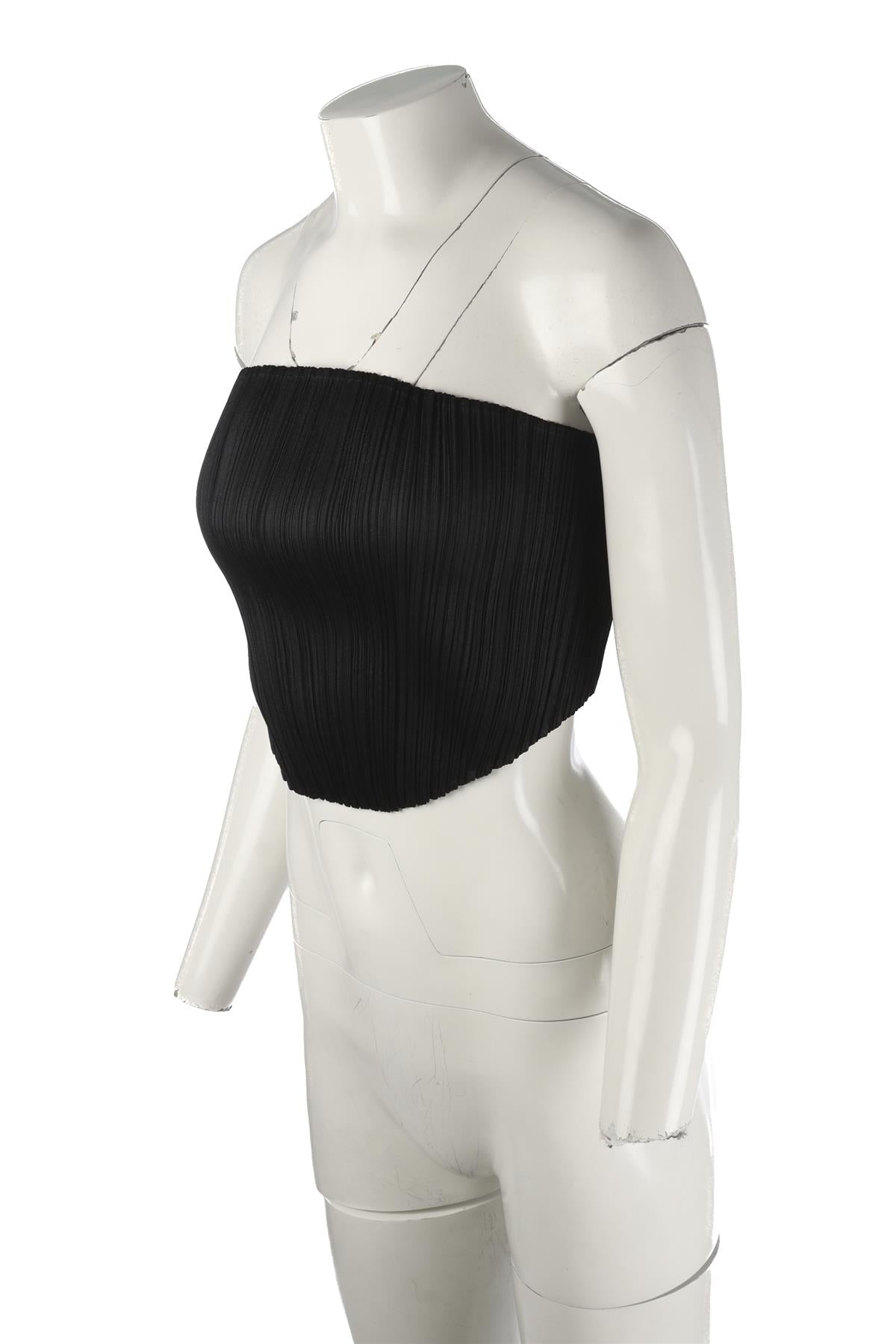 PLEATS PLEASE ISSEY MIYAKE BLACK TOP ONE SIZE