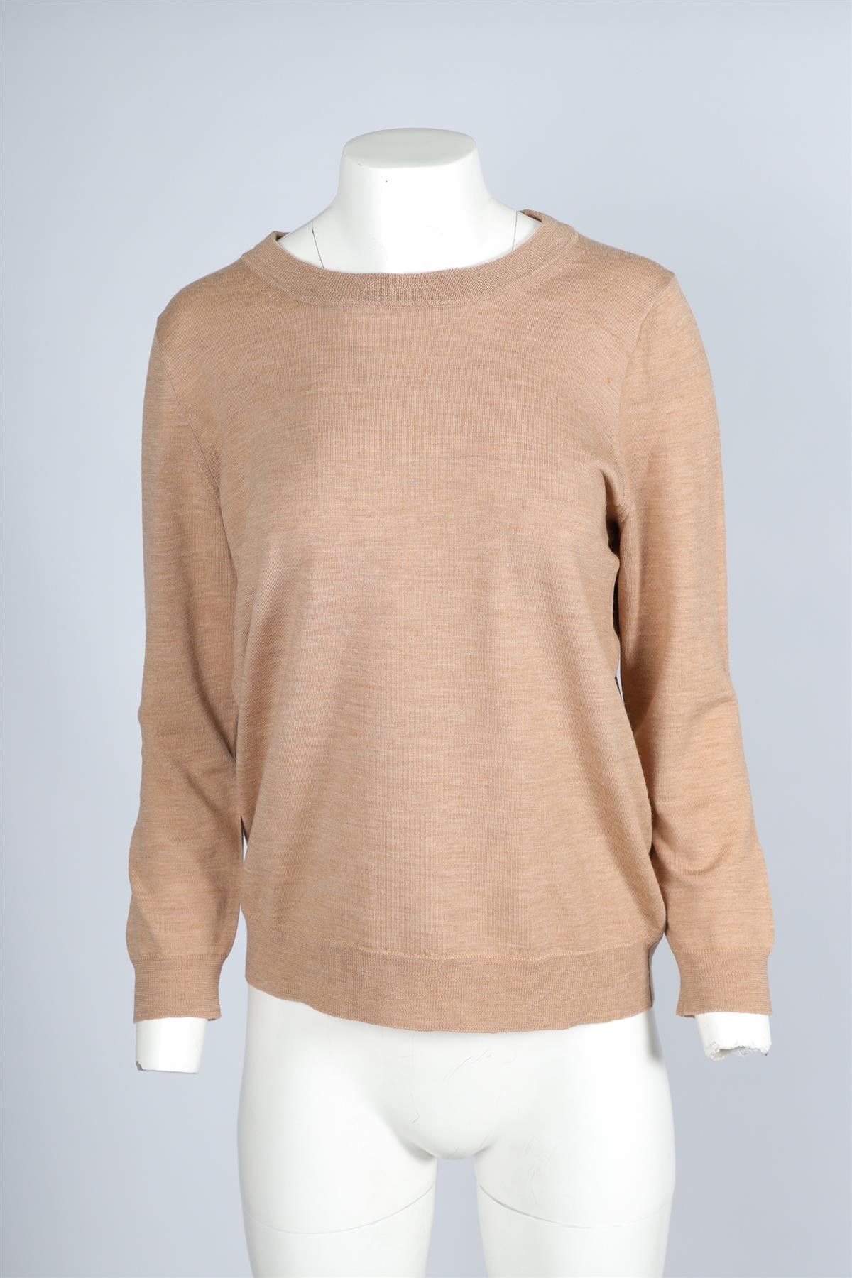 J. CREW TAN WOOL SWEATER LARGE
