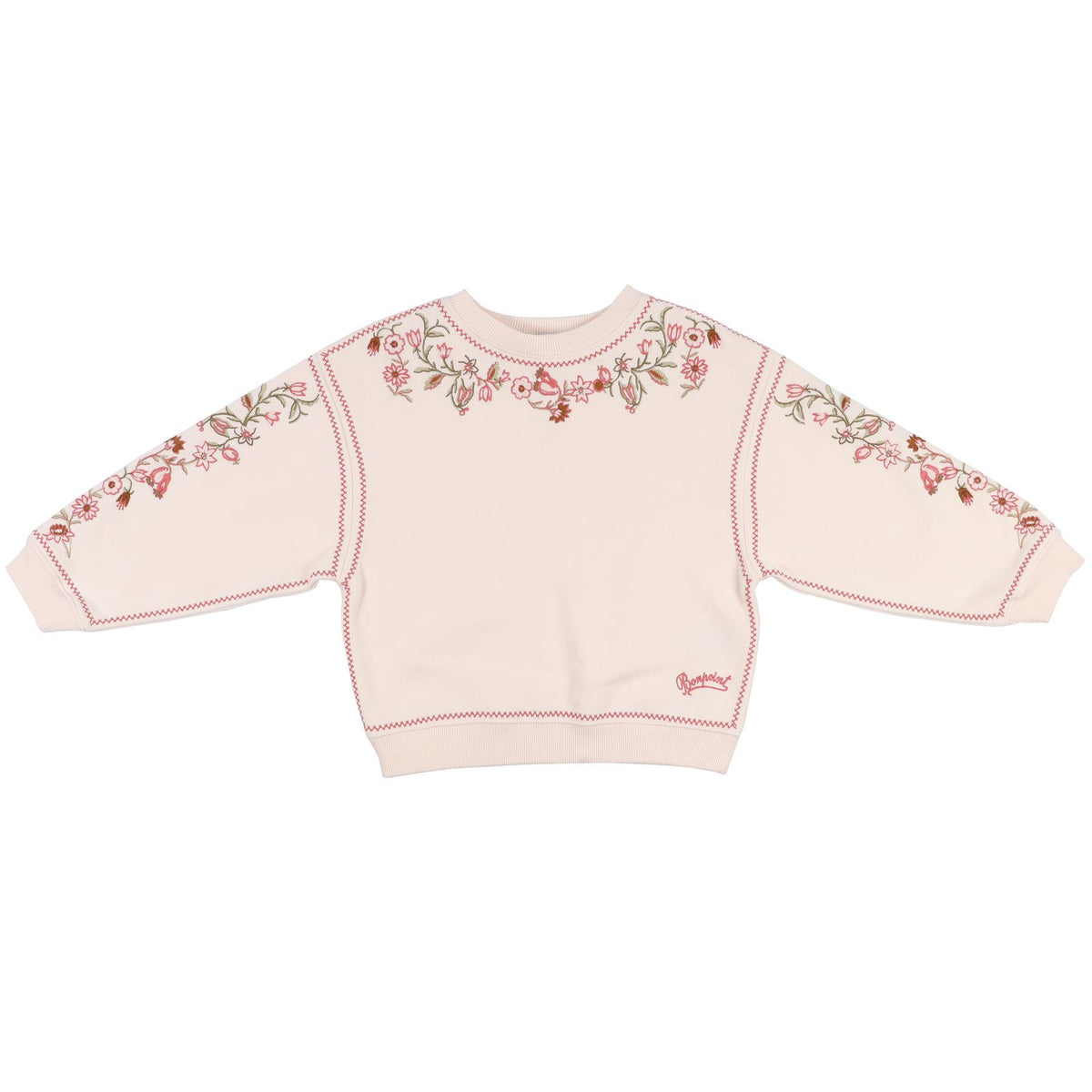 BONPOINT PINK KIDS GIRLS SWEATSHIRT 6 YEARS
