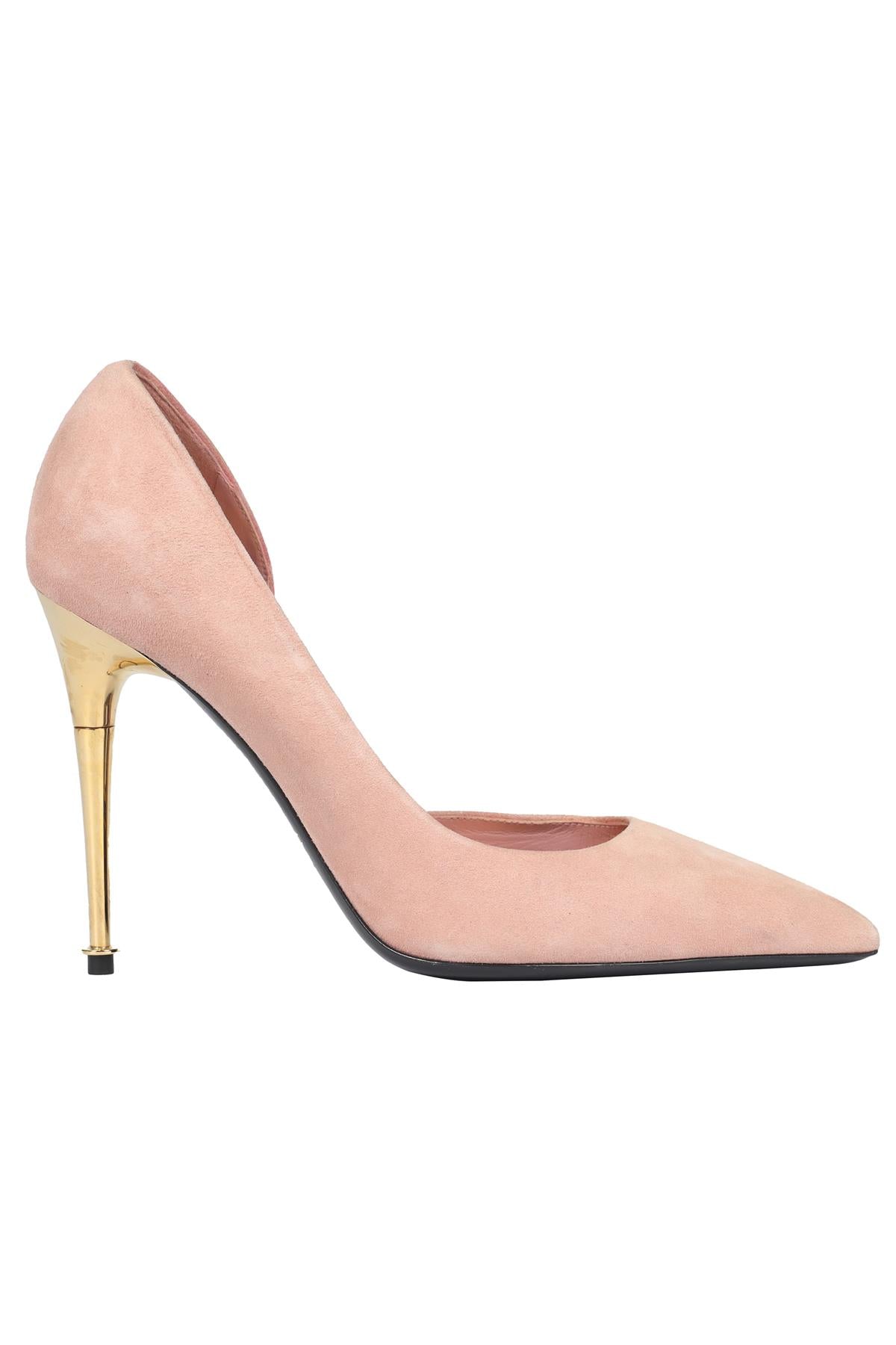 TOM FORD PINK SUEDE PUMPS EU 38 UK 5 US 8