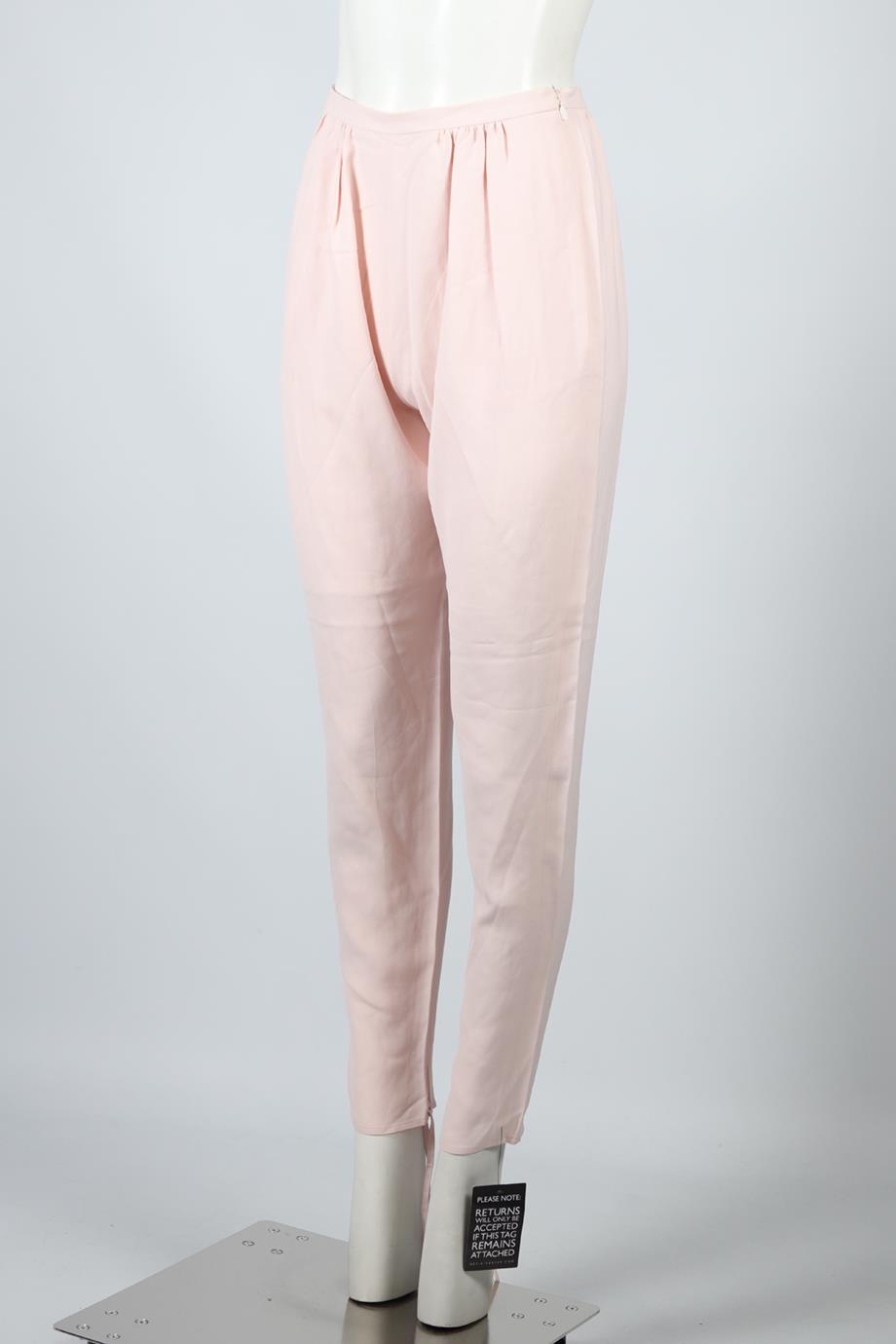 CHLOÉ CREPE TAPERED PANTS FR 34 UK 6