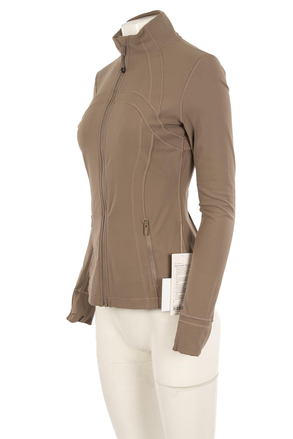 LULULEMON GREEN JERSEY JACKET UK 12 US 8