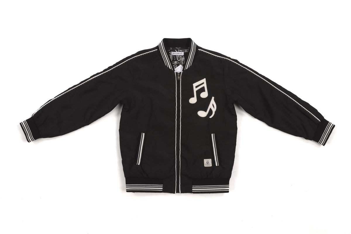 DOLCE & GABBANA BLACK KIDS BOYS JACKET 4 YEARS