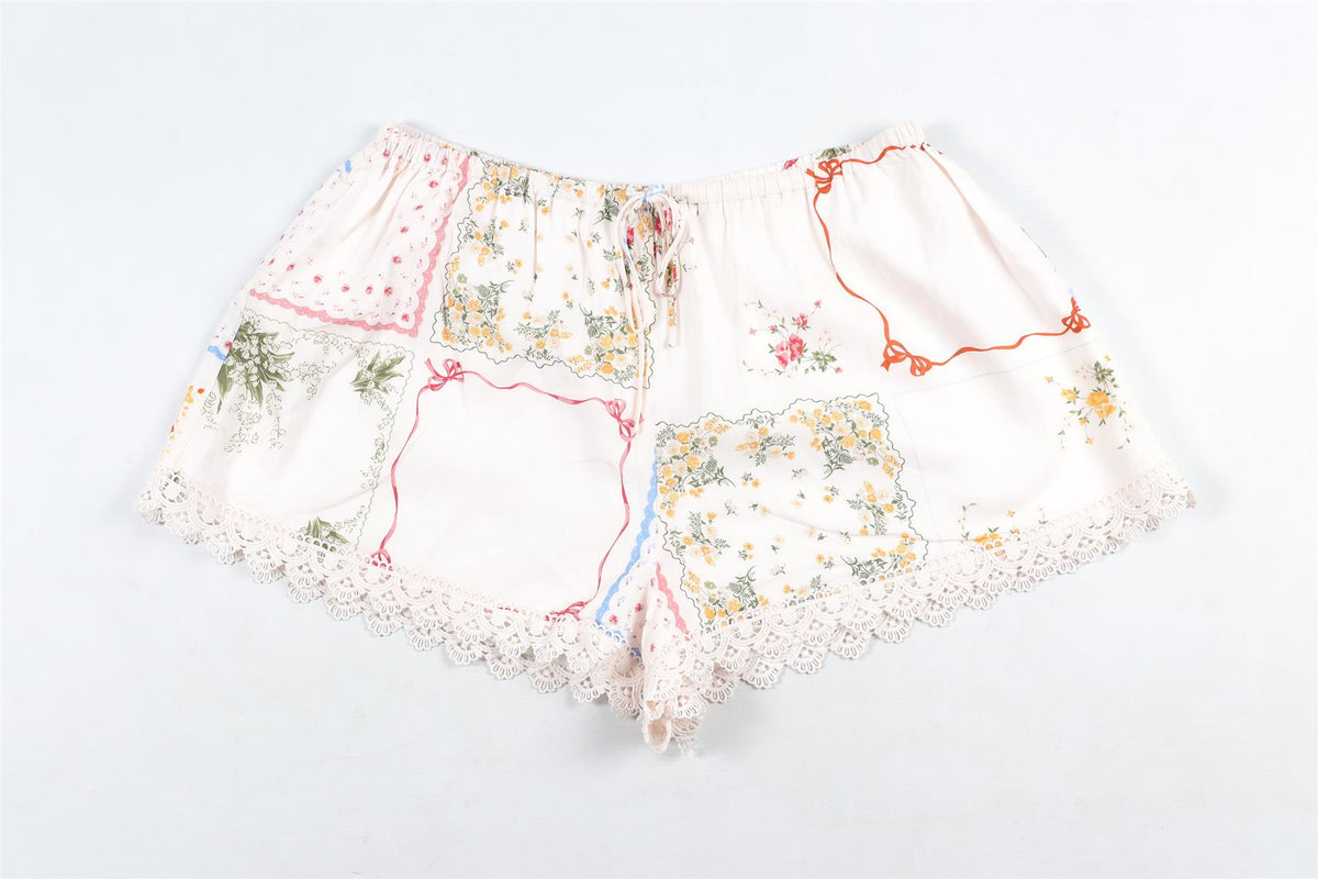 REFORMATION MULTI COTTON SHORTS SMALL