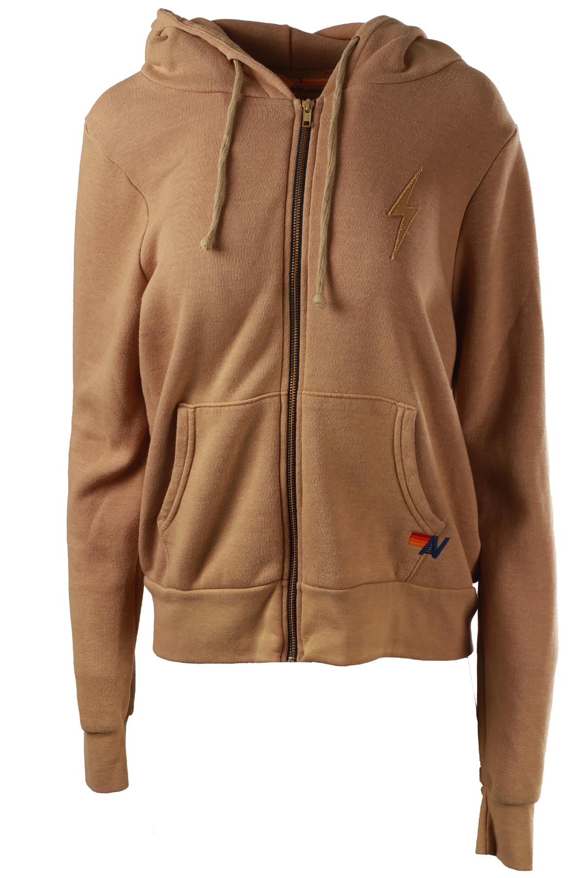 BEIGE COTTON HOODIE