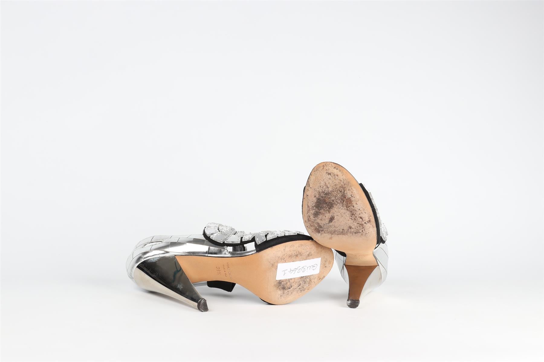 GIUSEPPE ZANOTTI + THAKOON BLACK SUEDE SANDALS EU 39.5 UK 6.5 US 9.5