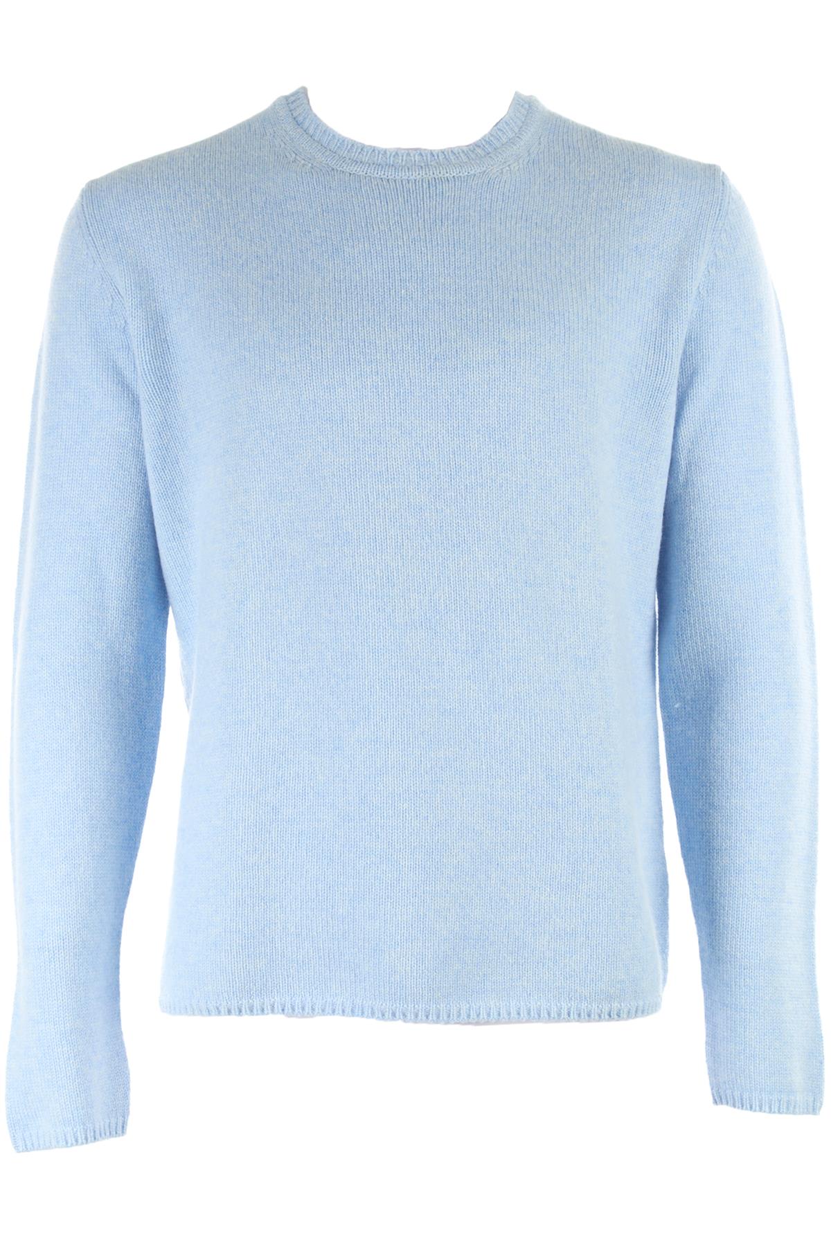 BURBERRY BLUE MEN'S CASHMERE SWEATER MEDIUM