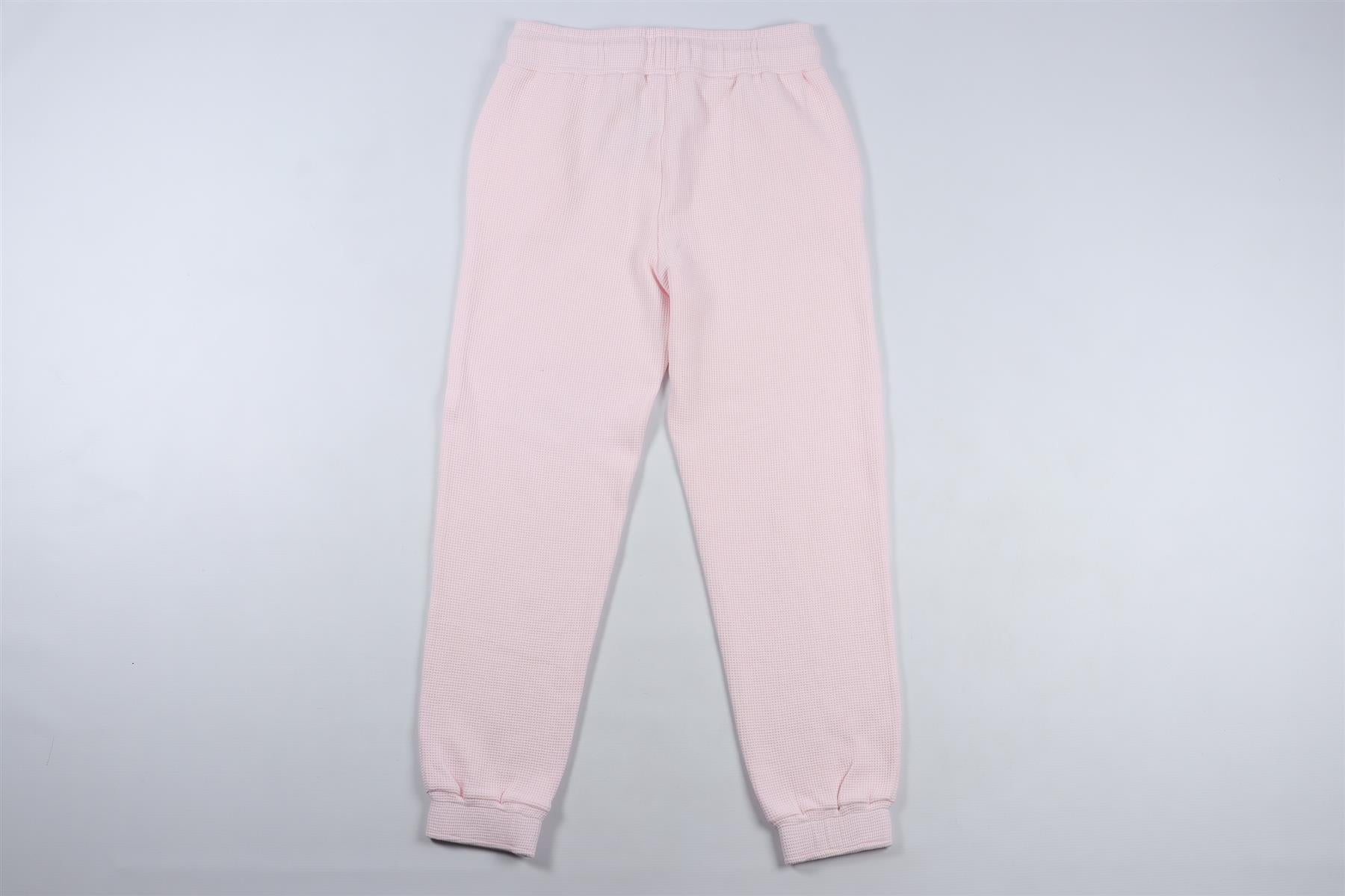 NEGATIVE UNDERWEAR PINK COTTON TRACK PANTS LARGE