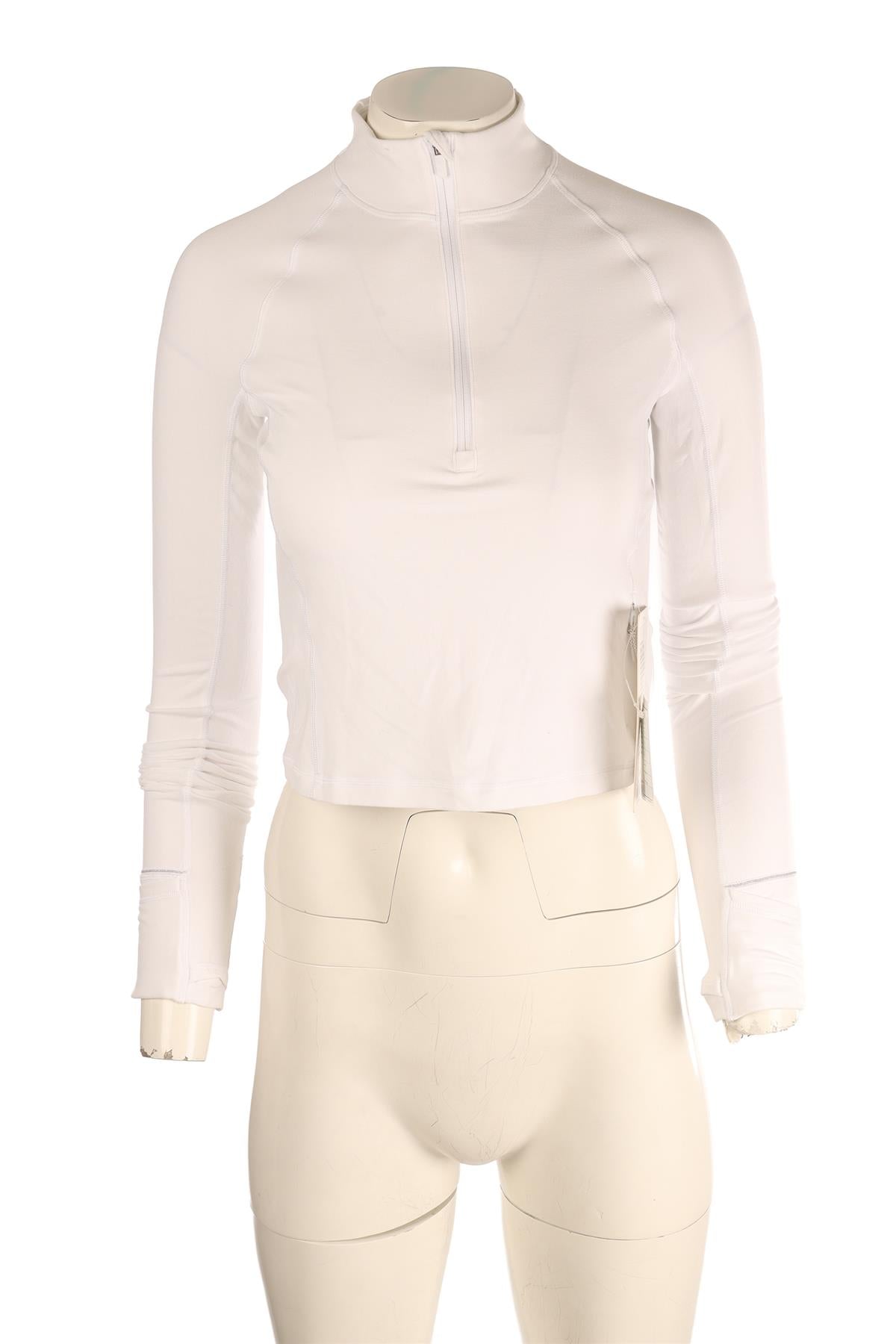 LULULEMON WHITE JERSEY TOP SMALL