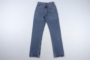 AGOLDE BLUE HIGH RISE STRAIGHT LEG JEANS W24 UK 6
