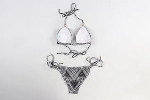 MELISSA ODABASH NAVY BIKINI UK 10-14