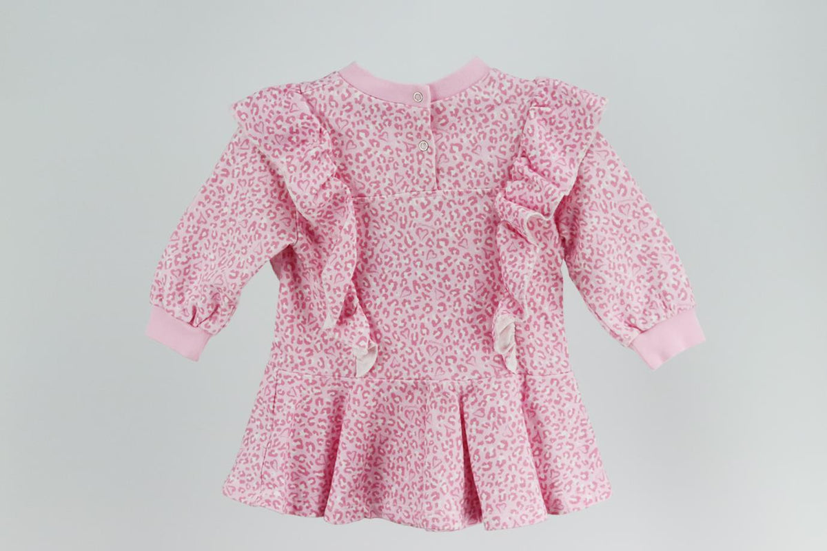 MONNALISA BABY GIRLS COTTON DRESS 9 MONTHS
