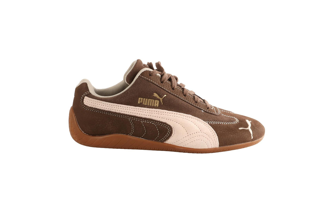 PUMA BROWN SPEEDCAT CHOCOLATE/JASMINE FLOWER SNEAKERS EU 39 UK 5.5 US 7.5
