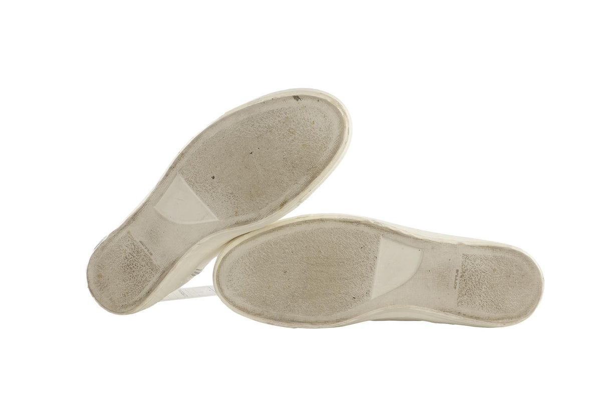MAISON MARGIELA WHITE MEN'S RUBBER SNEAKERS EU 44 UK 10 US 11