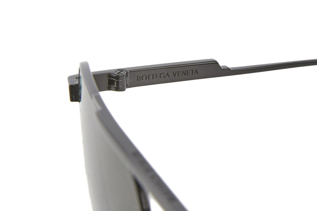 BOTTEGA VENETA BLACK D FRAME METAL SUNGLASSES