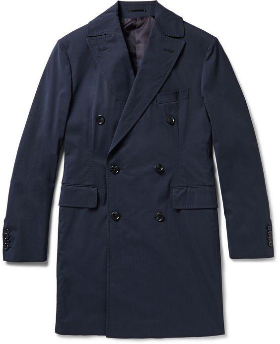 THOM SWEENEY MADDOX WOOL BLEND OVERCOAT SMALL