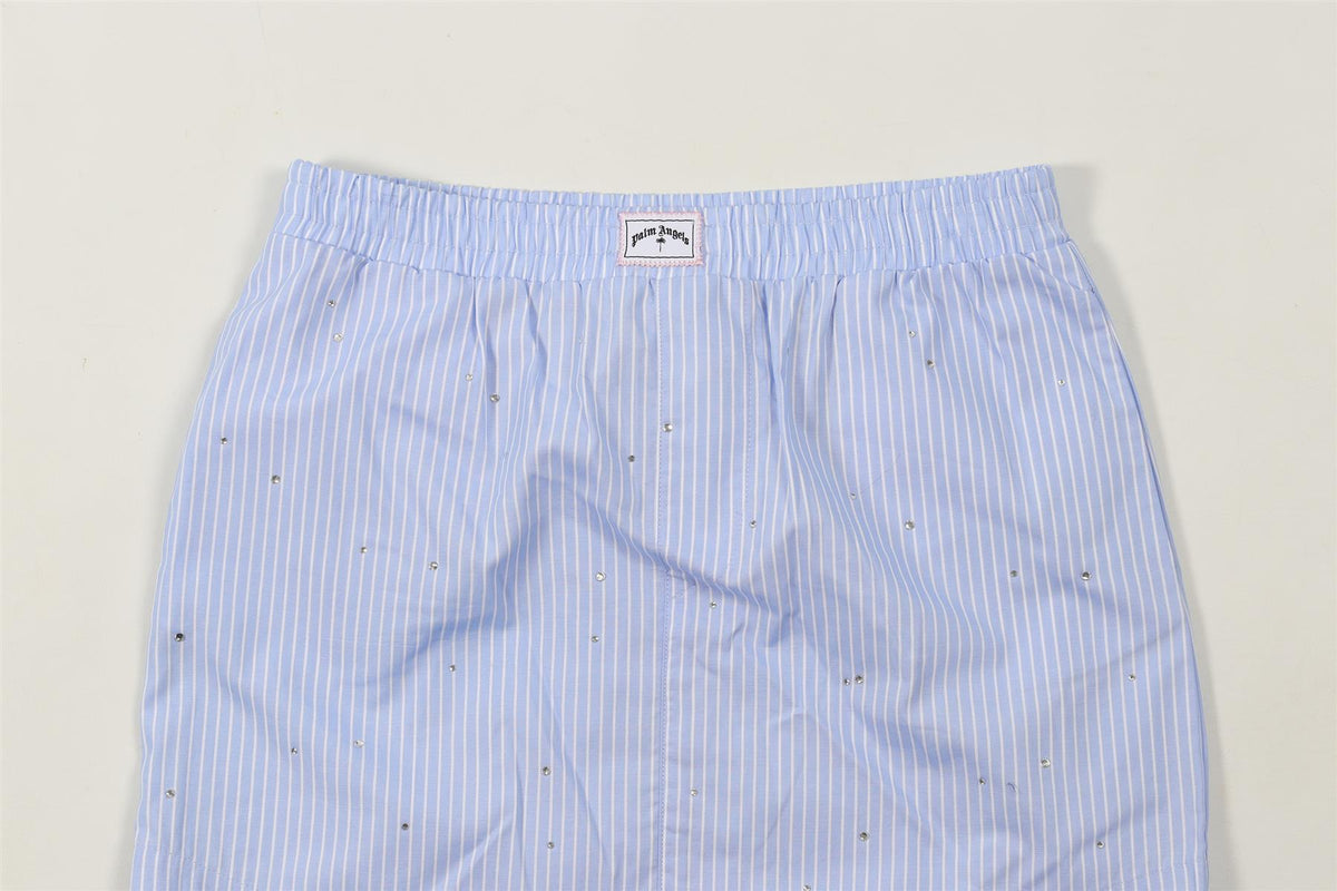 PALM ANGELS BLUE KIDS GIRLS SKIRT 12 YEARS