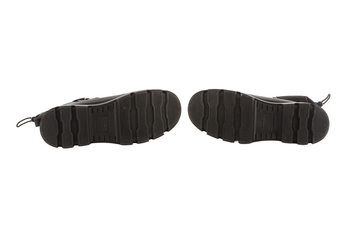 MARC FISHER BLACK RUBBER BOOTS EU 39 UK 6 US 9