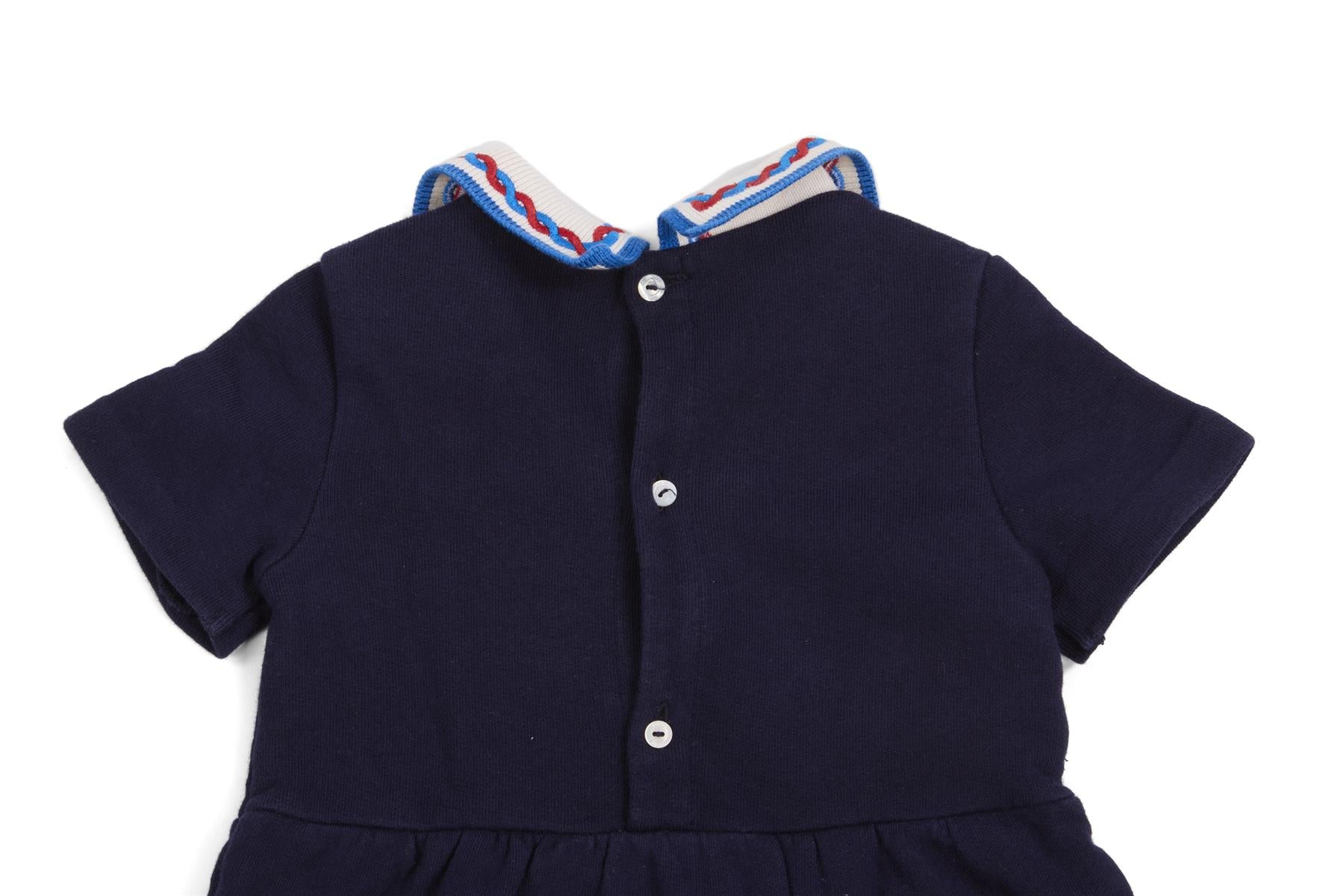 GUCCI NAVY BABY GIRLS DRESS 12-18 MONTHS