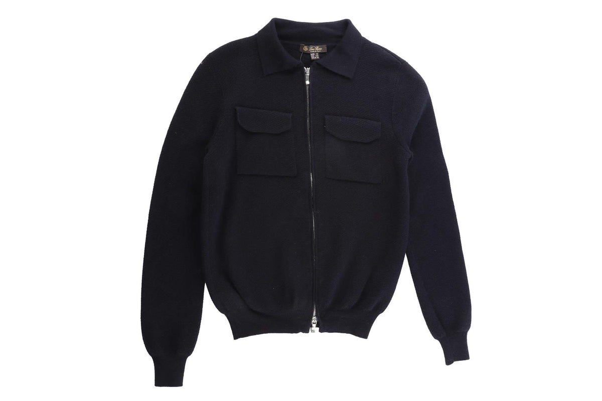LORO PIANA NAVY KIDS BOYS CARDIGAN 10 YEARS