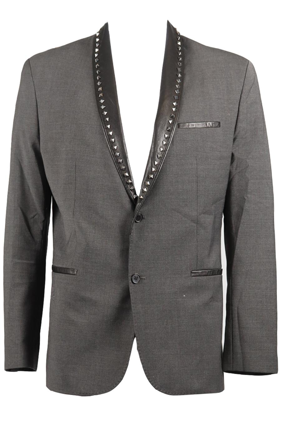 PHILLIP PLEIN MEN'S WOOL BLEND BLAZER XLARGE