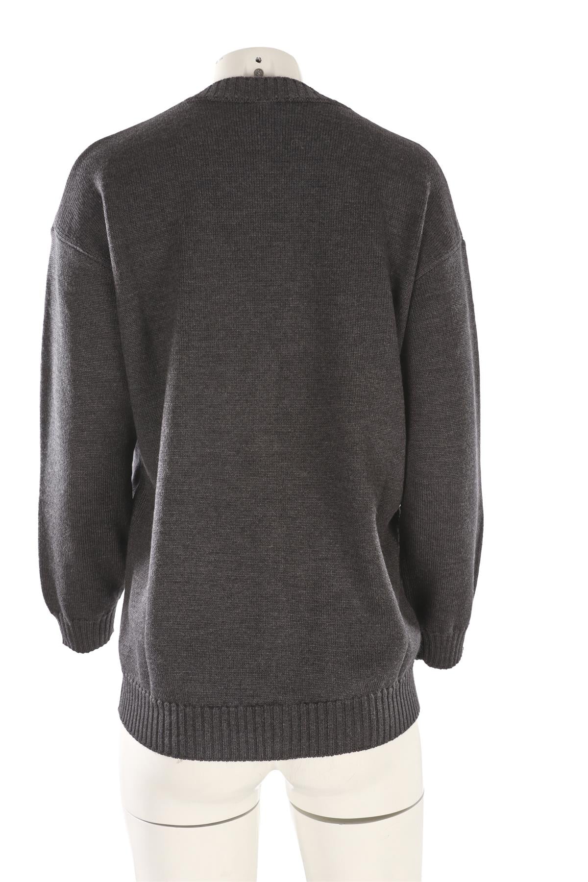 FENDI GREY WOOL CARDIGAN IT 36 UK 4