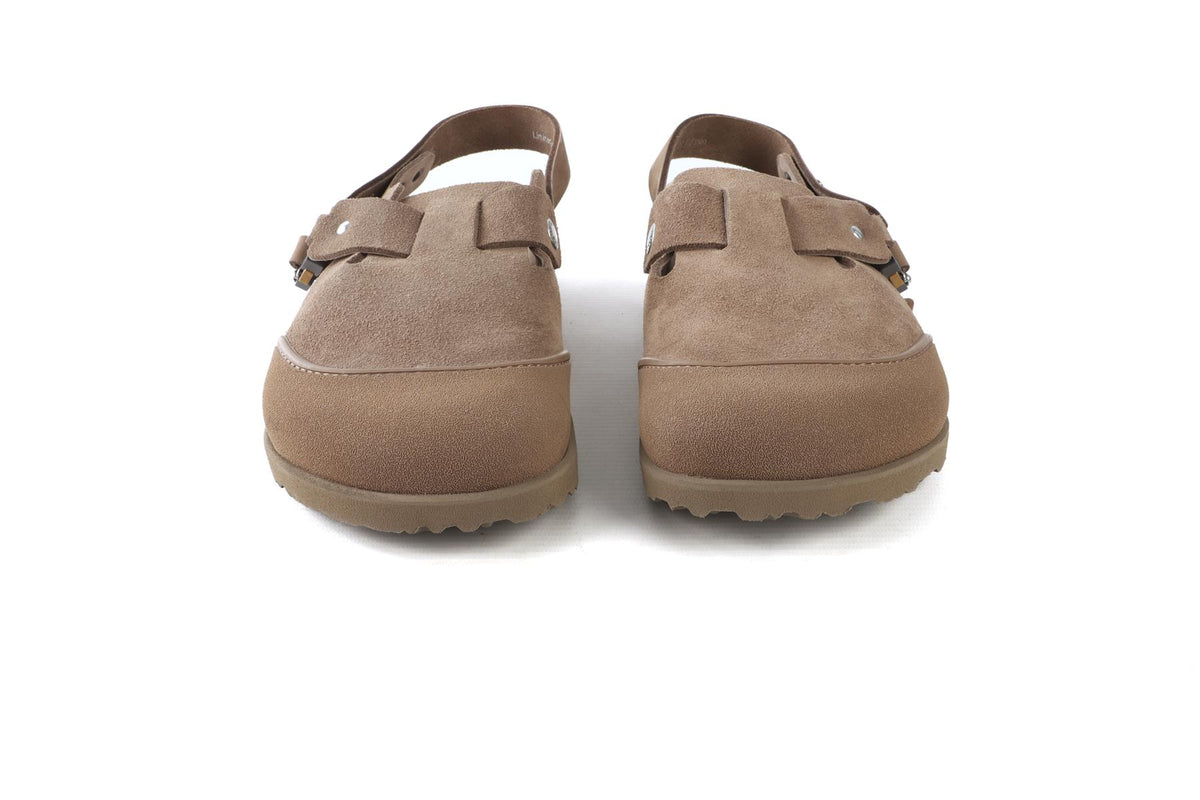 CHRISTIAN DIOR + BIRKENSTOCK BROWN TOKO FELT MULES EU 39 UK 6 US 9