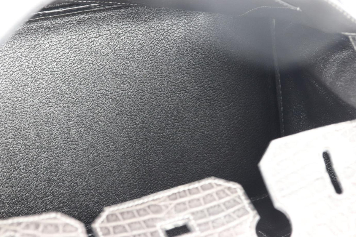 HERMÈS 2010 BIRKIN 35CM MATTE ALLIGATOR MISSISSIPPIENSIS LEATHER BAG