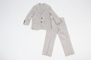 CHRISTIAN DIOR GREY KIDS BOYS COTTON BLEND SUIT 8 YEARS