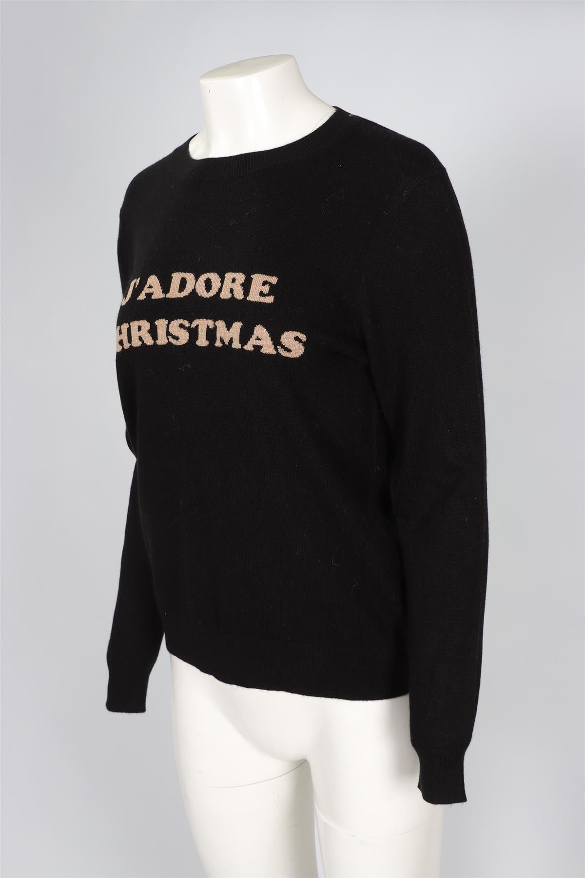 CHINTI & PARKER BLACK WOOL SWEATER MEDIUM